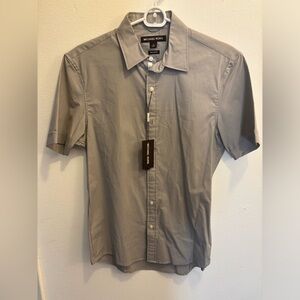 Grey Michael Kors men’s button up shirt size Small